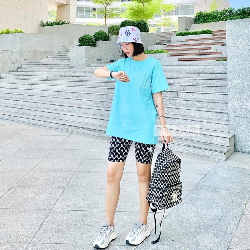 BỘ ÁO TRƠN ĐÁP TÚI QUẦN LEGGING NHIỀU NI | BigBuy360 - bigbuy360.vn