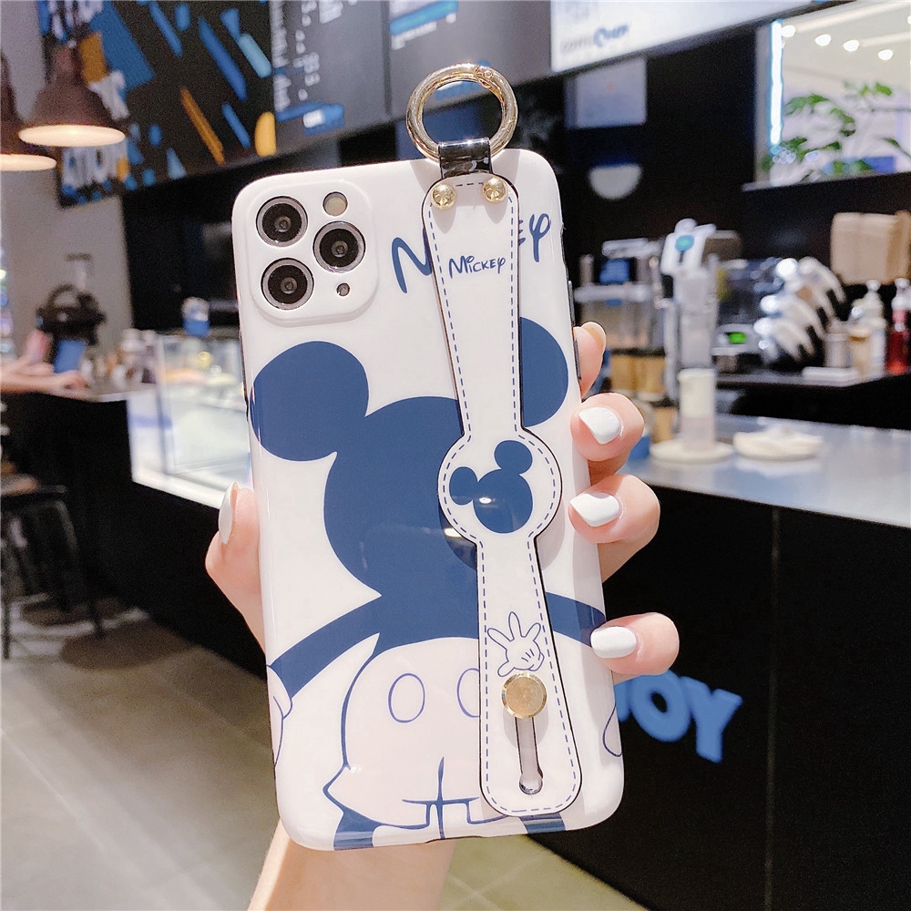 Ốp iPhone Wristband Mickey iPhone 11 Soft TPU Case iPhone XS MAX XR i6 i7 i8 Plus Case Cover iPhoneSE iPhone11 Pro Max Cover