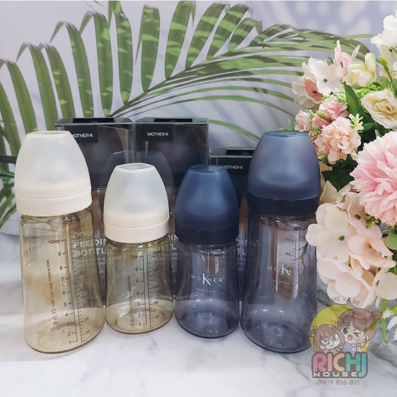 Bình Sữa Mother-K 180ML 280ML - hàng nội địa