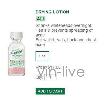 🇺🇸 [Miễn phí vận chuyển] Dung Dịch Chấm Mụn Mario Badescu Drying Lotion 29ml