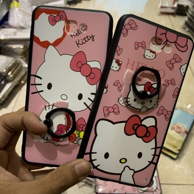 Ốp lưng samsung J7prim in hình kitty có kèm iring dễ thương