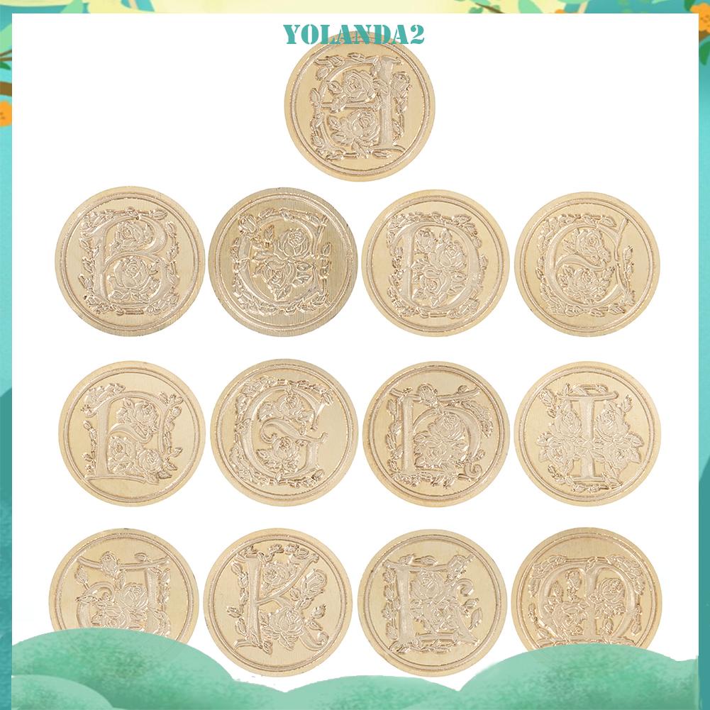 Đầu Con Dấu Sáp 25Mm Hình Hoa Hồng Cổ Điển