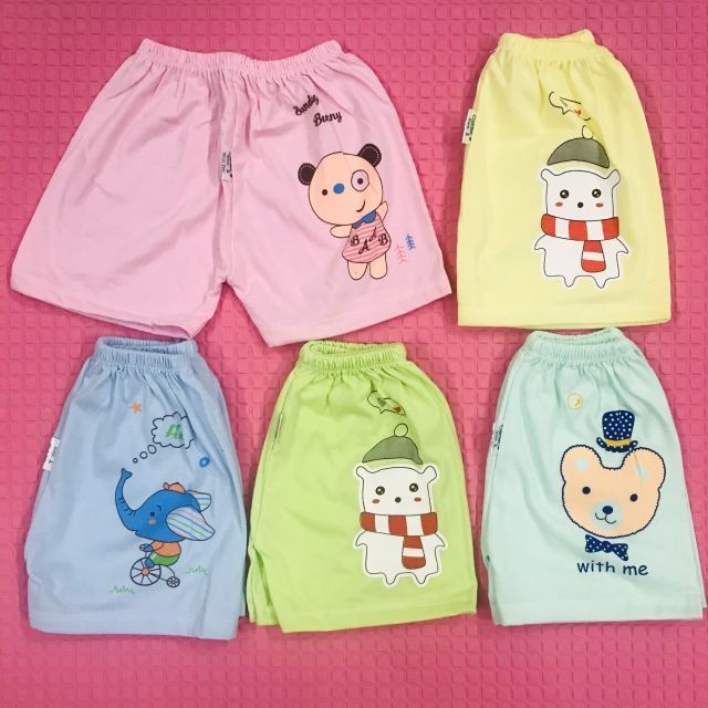 Quần cộc 100% cotton mềm mịn cho bé/nhiều màu