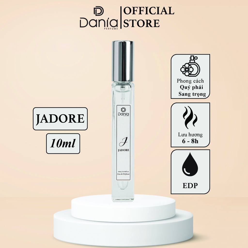 Nước Hoa Nữ Dania Jadore Quý Phái, Sang Trọng, Quyến Rũ 10ml – Dạng Xịt