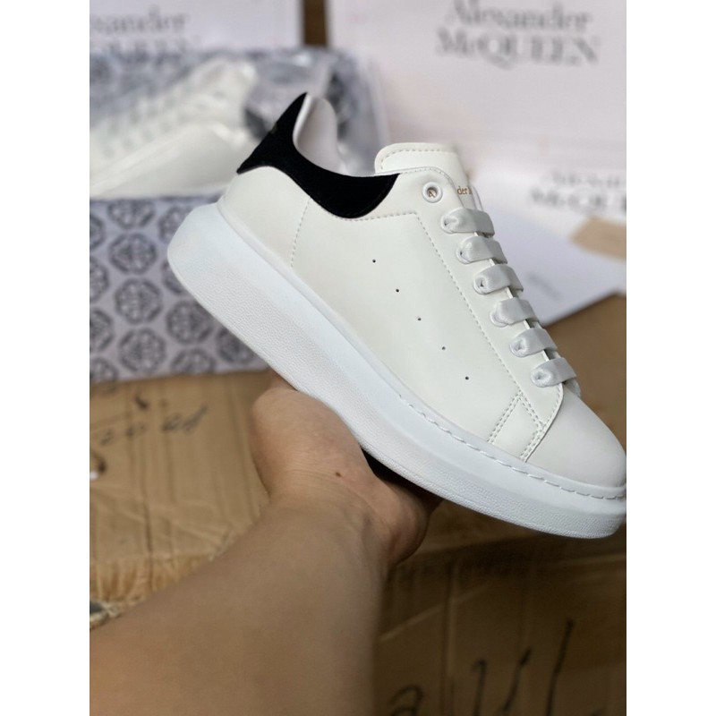 (Bản zep một một trung⚡️Tặng ful bok + tất +quà ⚡️) Giày thể thao,sneakers MC nam,nữ trắng gót nhung đen,phản quang G119 | BigBuy360 - bigbuy360.vn