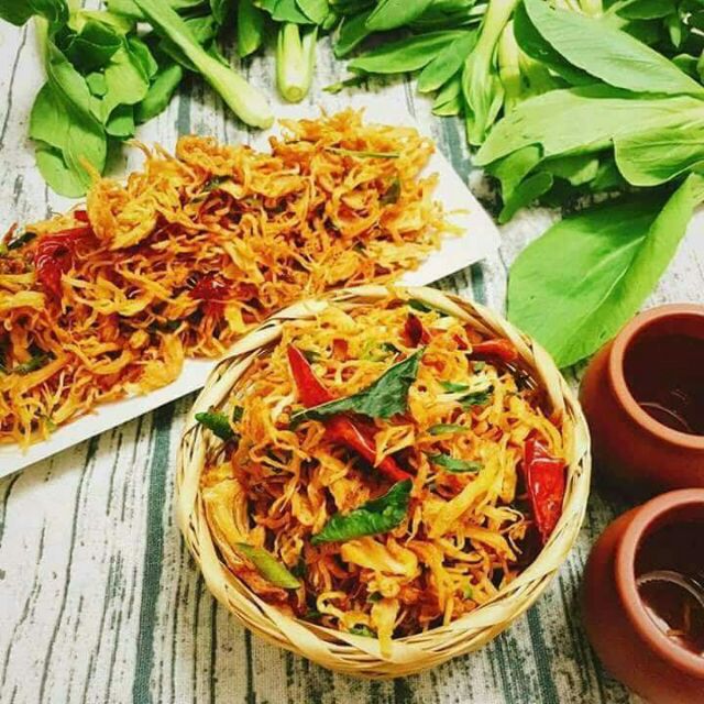 ( MIỄN SHIP Ở HCM) Combo 2 Hủ TO Khô gà sấy lá chanh ngon rẻ( 350g/ hủ)( sỉ/ dạo/ ăn vặt/ nhà làm).. | BigBuy360 - bigbuy360.vn