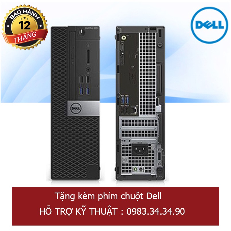 BẢO HÀNH 12T- MÁY TÍNH ĐỒNG BỘ Dell Optiplex 3040SFF- TẶNG KÈM PHÍM CHUỘT DELL