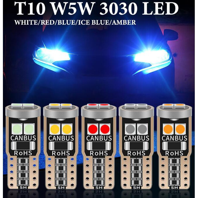 Đèn LED Kevanly T10 5W 194 501 6SMD 3030 chuyên dụng cho ô tô
