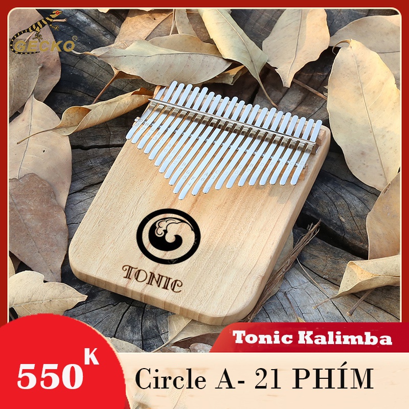 Đàn kalimba Tonic 17 phím 21 phím gỗ Tuyết Tùng TT001- Hàng chính hãng