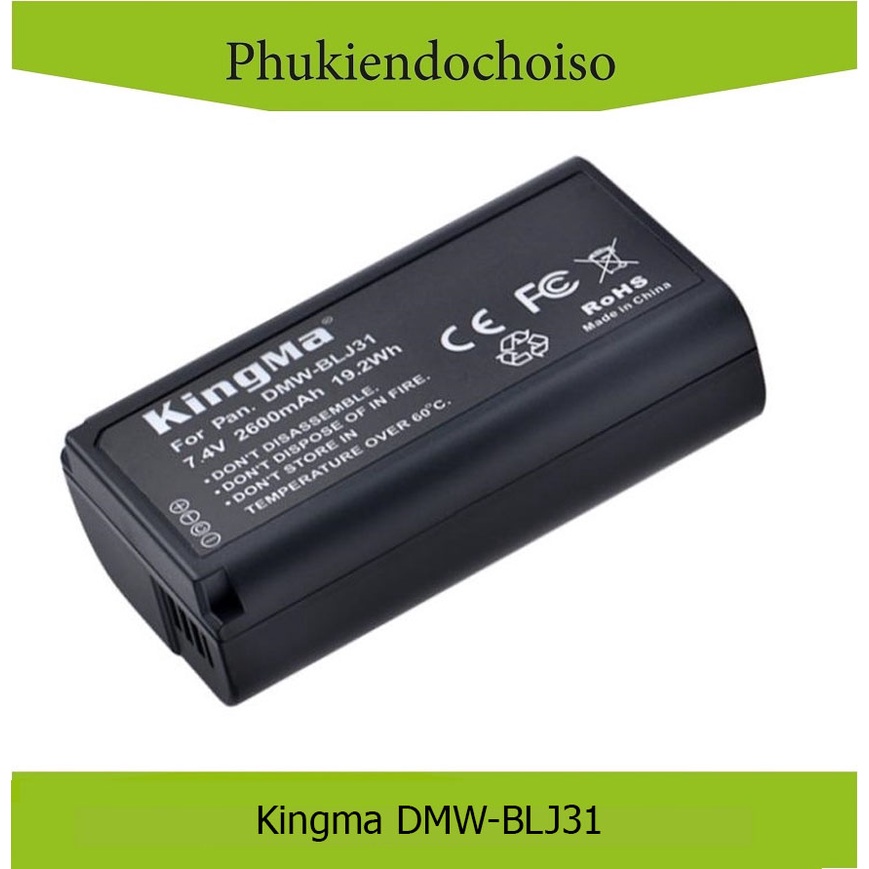 Pin Kingma cho pin Panasonic DMW-BLJ31