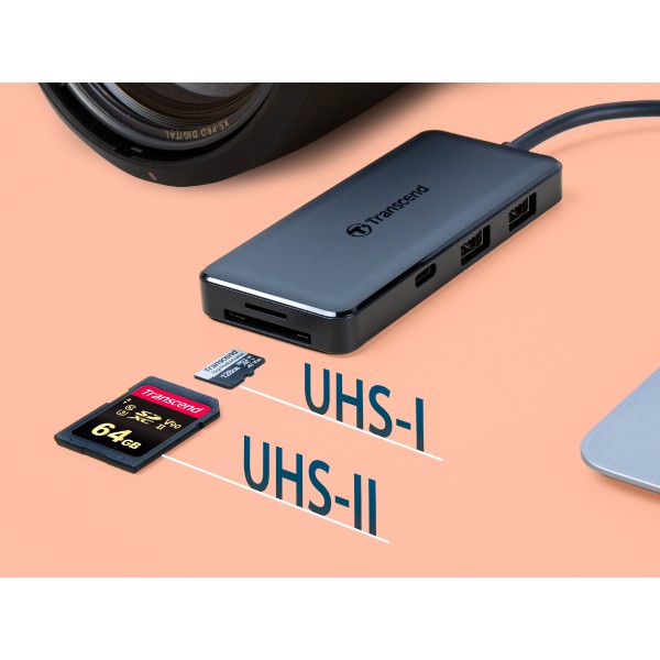 Hub Usb Type-C 6 trong 1 Transcend TS-HUB5C