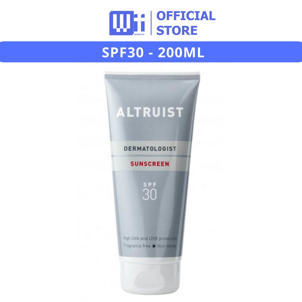 [CHÍNH HÃNG] Kem Chống Nắng ALTRUIST SUNSCREEN SPF30/SPF50