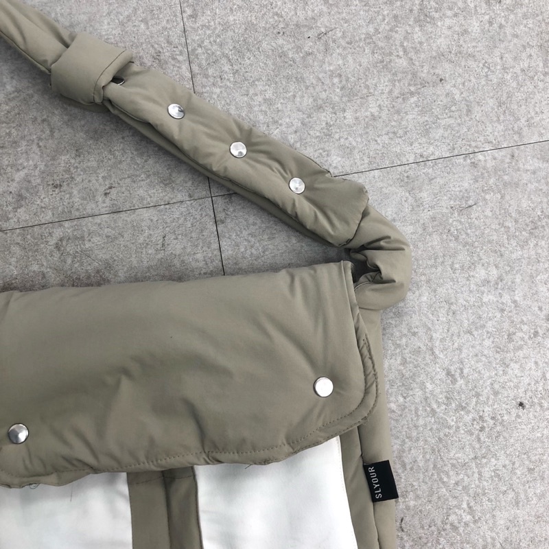 Túi đeo chéo unisex SLYOUR, túi đeo chéo trần bông nam nữ 2SLYO.