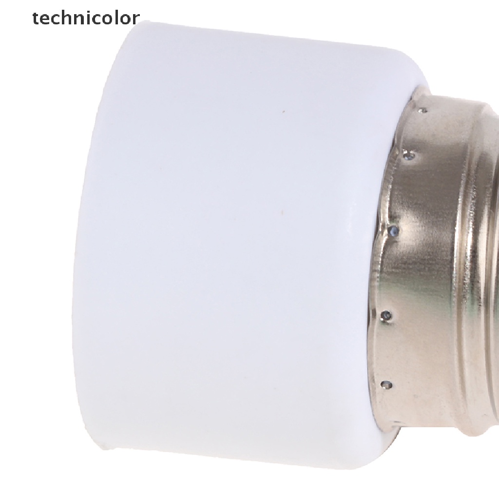 technicolor 220V E27 ABS White Connector Accessories US/EU Plug Screw Bulb Base Adapter TYG