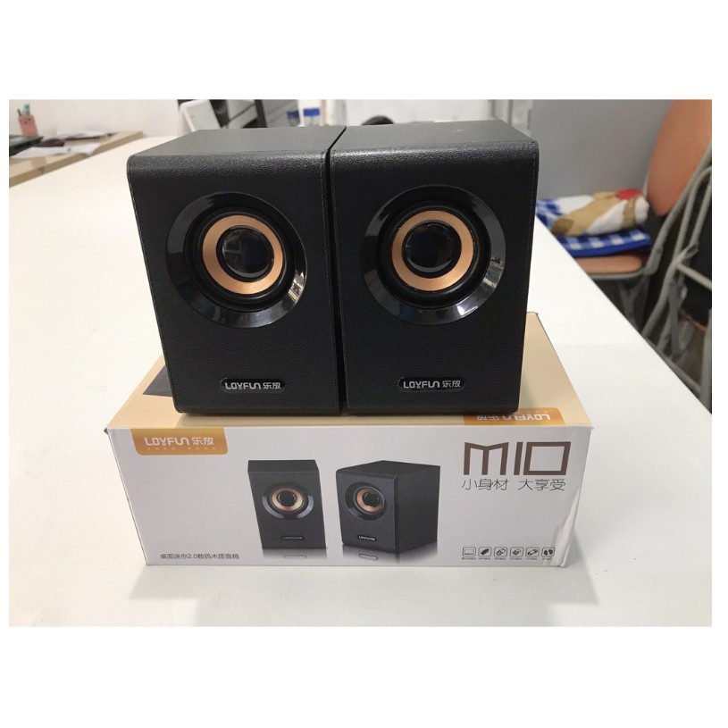 Loa Máy Tính Stereo 2.0 LF M10 - Loa Máy Tính Để Bàn Giá Rẻ - Hàng Chính Hãng Bảo Hành 6 Tháng