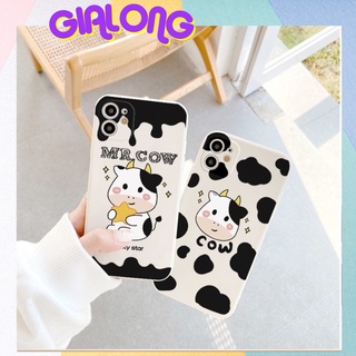 Ốp lưng Mr cow viền vuông 6/6s/6plus/6splus/7plus/8plus/iphone x/xs max/11 pro max/12pro max