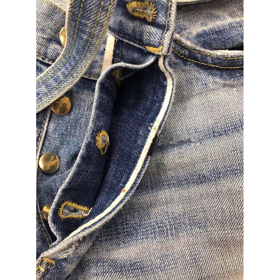 Quần jeans FOG rách gối sixth collection cao cấp full tag túi, quần bò FOG