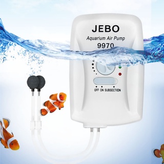 Máy sủi oxy tích điện Jebo 9970 2 vòi tiện lợi