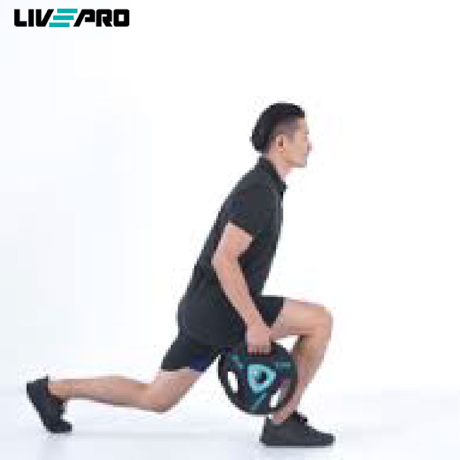 Tạ đĩa, tạ miếng cao cấp phụ kiện thể thao tập gym 1,25KG Livepro chính hãng LP8020 LP8023