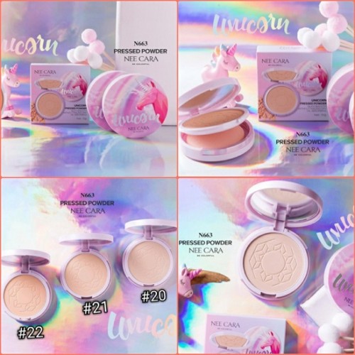 PHẤN PHỦ MỎNG MỊN NEE CARA UNICORN PRESSED N663 CHÍNH HÃNG - 7533