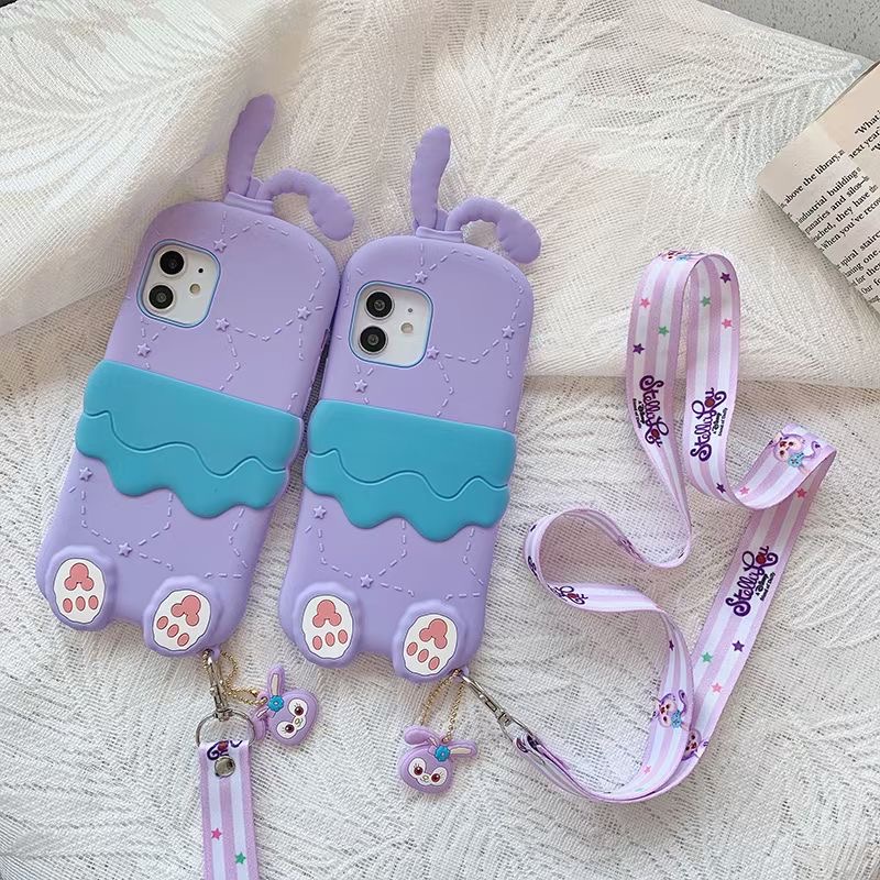 Ốp Điện Thoại Silicone Mềm Hình Gấu Thỏ Stella 3D Cho iPhone 14 Pro Max 13 Pro Max 12 Pro Max 11 Pro Max 6 6s 7 8 Plus SE 2020 X Xs Max XR 12
