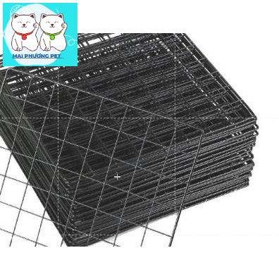 Bộ Chuồng quây chó mèo sóc thỏ 11 lưới + 1cửa+ Chốt Chuồng sắt sơn tĩnh điện -Chuồng quây chó mèo