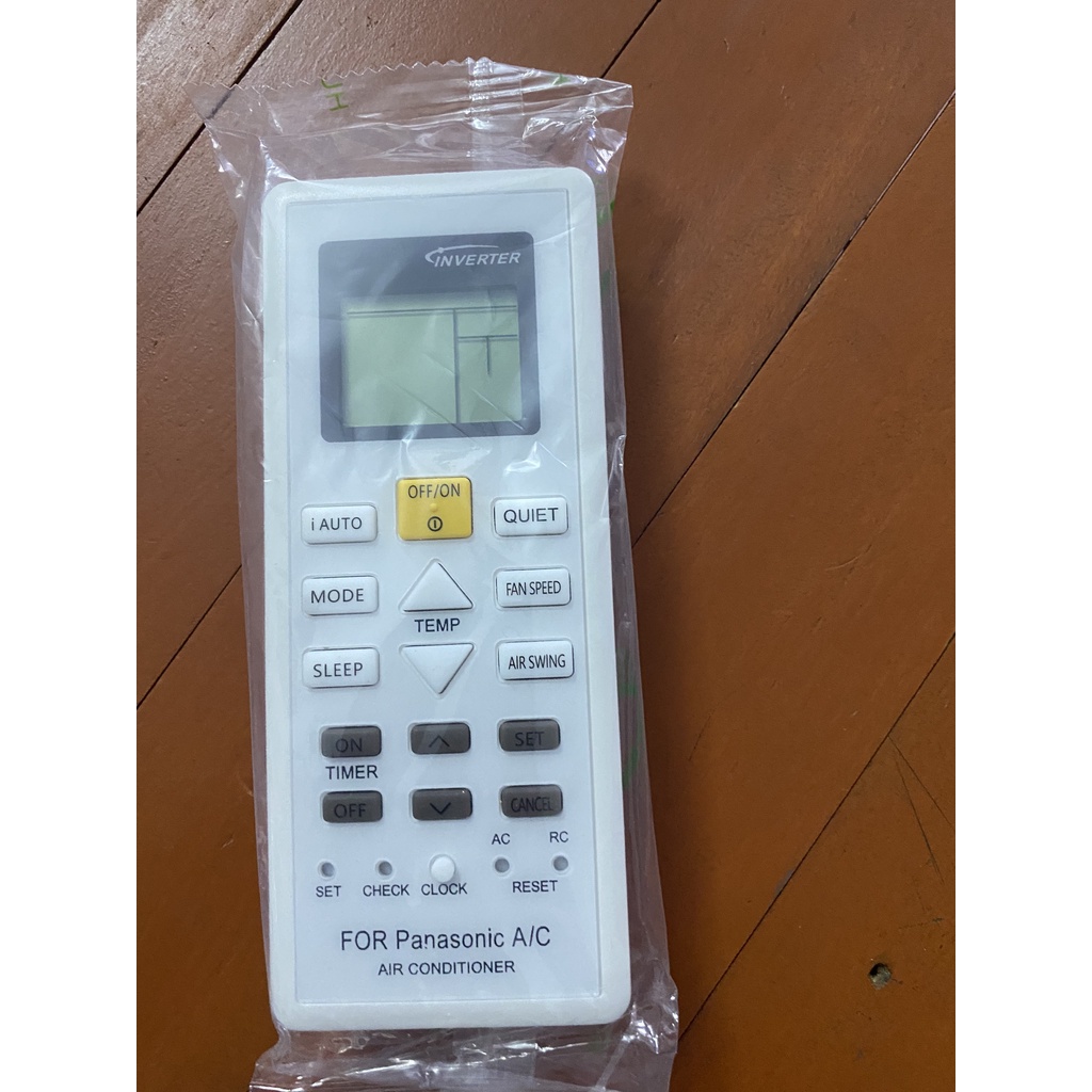 Remote máy lạnh Panasonic inverter vàng bản mới