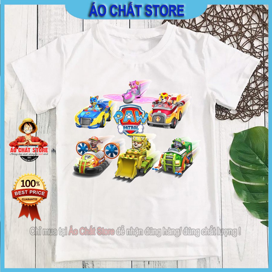 (VIDEO) Áo thun đội chó cứu hộ trẻ em | Áo Paw Patrol tay ngắn cho bé trai | bé gái đẹp PA06