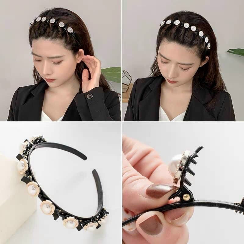 Bờm tóc Tiktok Hottrend tiện lợi mùa hè [HOT🔥], không cần độn phồng mái [RẺ NHẤT SHOPEE]