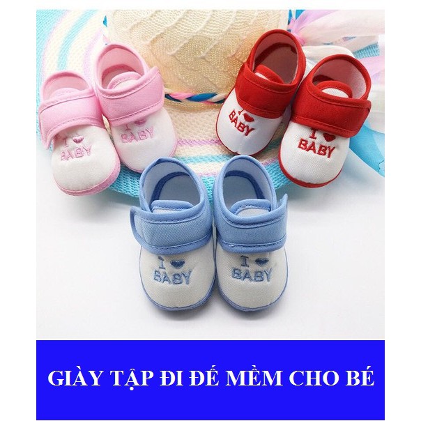 Giày vải tập đi cho bé