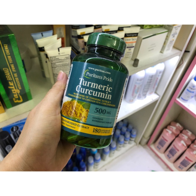 Tinh Chất Nghệ Vàng Puritan's Pride Turmeric Curcumin 500mg 180 viên date 2023 | BigBuy360 - bigbuy360.vn