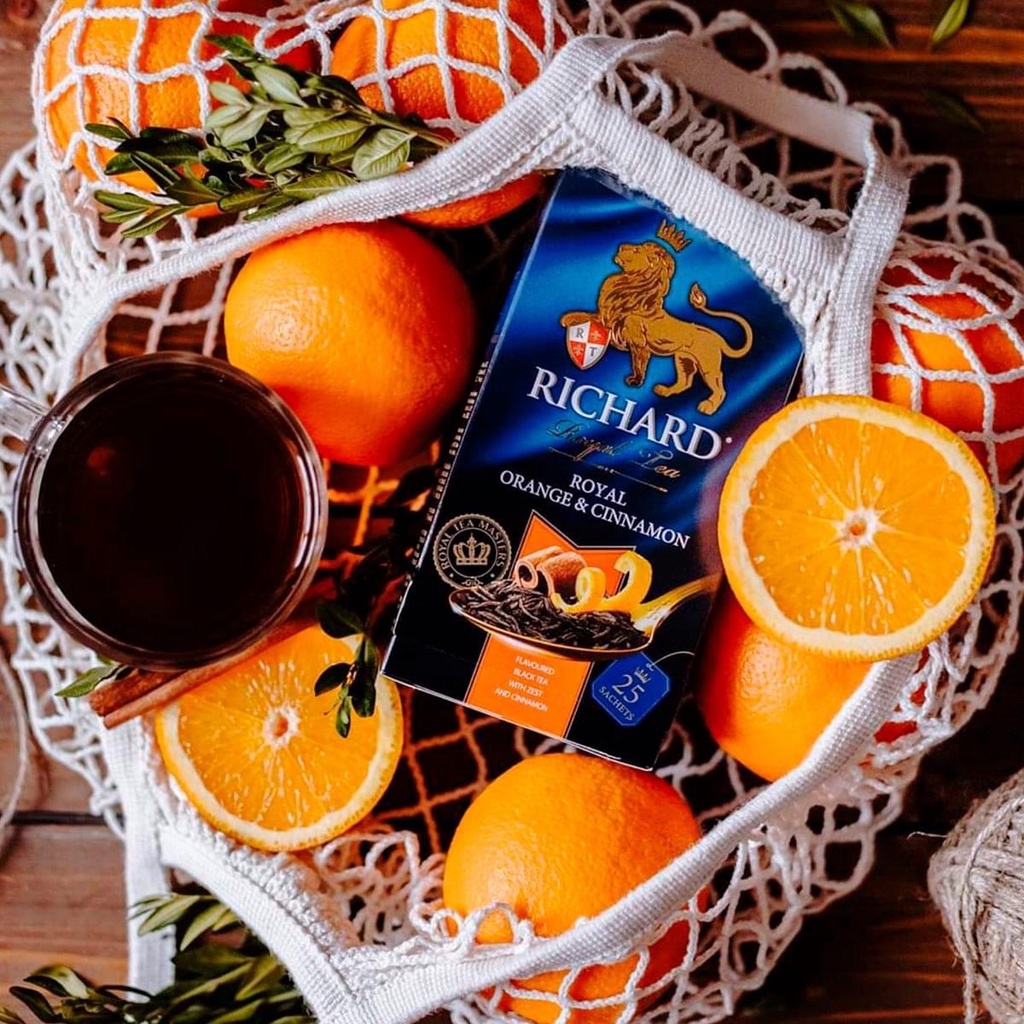 Trà đen hương cam & quế - Richard Royal Orange & Cinnamon