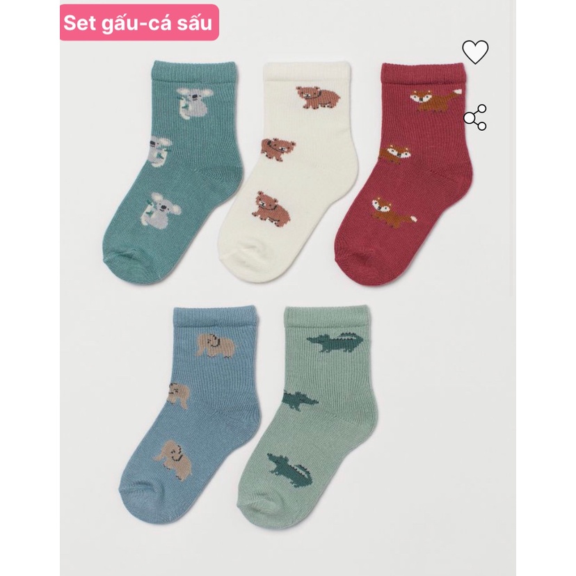 Set tất bé trai bé gái HM