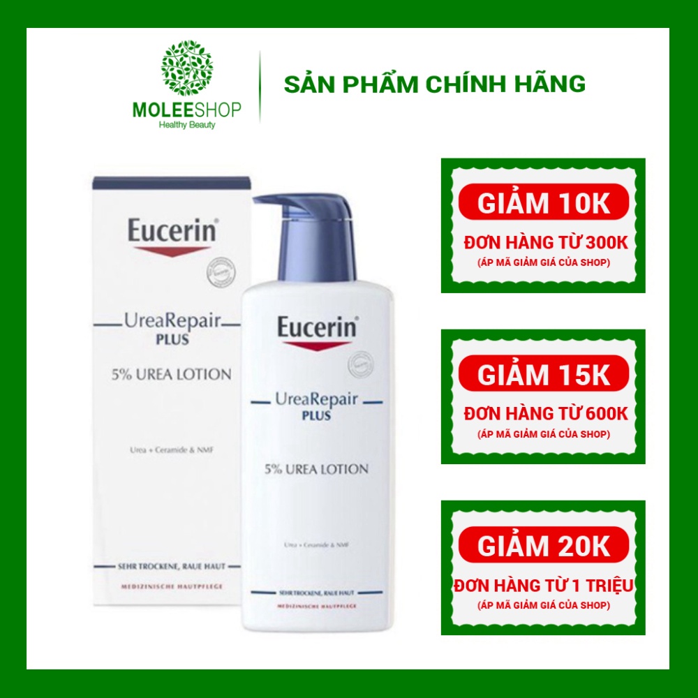 (ĐỦ bill, size )Kem dưỡng ẩm, phục hồi da Eucerin Urea Repair Plus