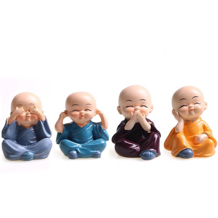 Bộ Tượng Tứ Không Nghe - Không Nhìn - Không Nói - Tâm Không Động | BigBuy360 - bigbuy360.vn