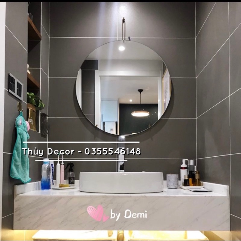 Gương treo không viền ❌𝐇𝐚̀𝐧𝐠 𝐜𝐨́ 𝐬𝐚̆̃𝐧 ❌ gương decor phòng siêu xinh