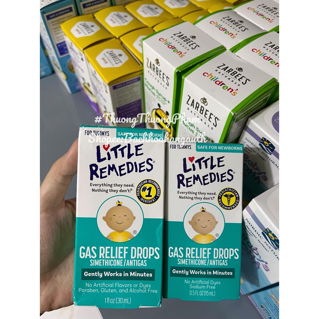 Siro giảm đầy hơi, nôn trớ, tiêu ga dành cho trẻ sơ sinh Little Remedies