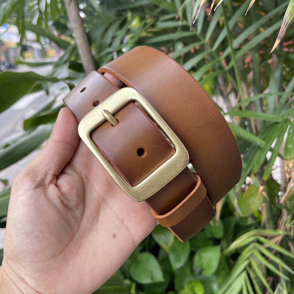Thắt Lưng Nam Da Bò Cao Cấp Bản Rộng 3.8cm TM833 Chất Liệu Khóa Bằng Đồng Thau Và Thép Không Gỉ Bảo Hành 24 Tháng