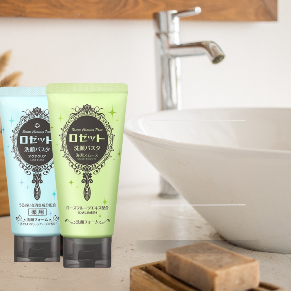Sữa rửa mặt Rosette Cleasing Paste 120g (đủ màu)