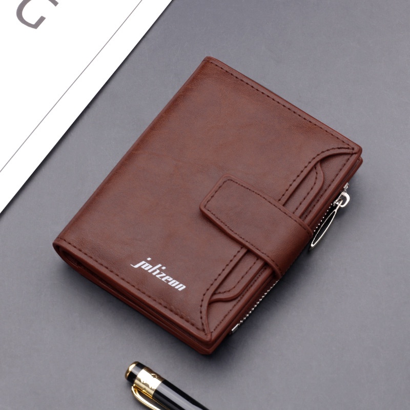 Ví nam ANO chính hãng da xịn, Bóp da nam đẹp đựng tiền và thẻ card nhỏ gọn mini VD031