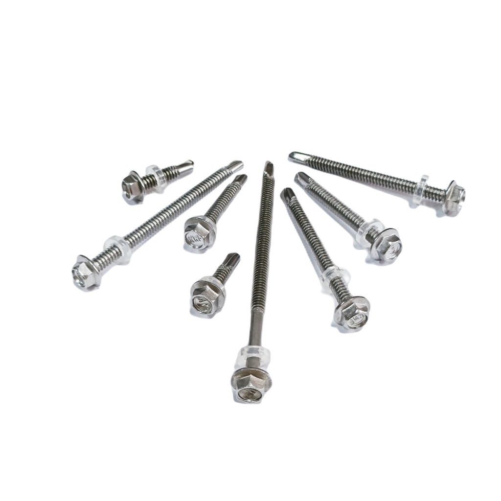 Vít tự khoan đầu lục giác inox 401