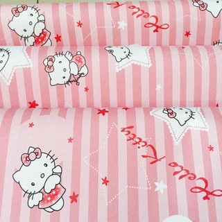 5m giấy decal dán tường Hello Kitty decal dán tường bé gái BINBIN DTL17 (Có keo sẵn)