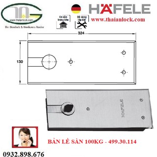 Bản lề sàn Hafele 499.30.114
