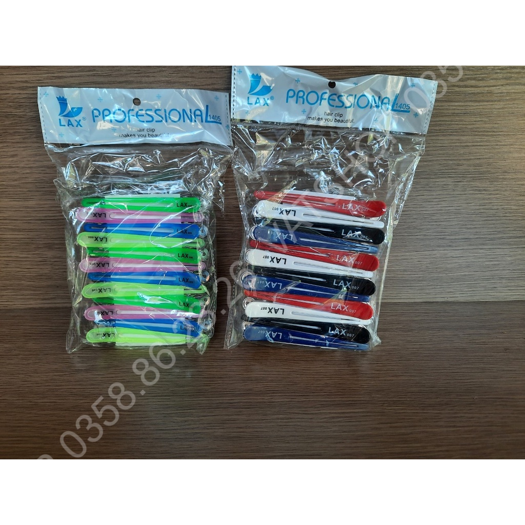 Kẹp vịt làm tóc màu ngẫu nhiên