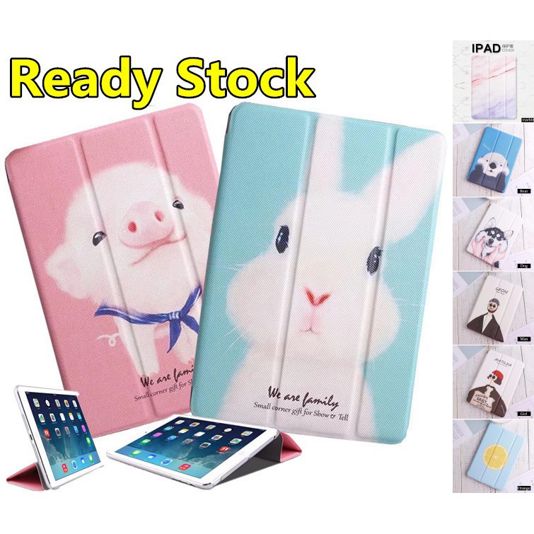 Ốp lưng da PU có nắp lật cho máy iPad 9.7 2017 2018 Mini2 3 4