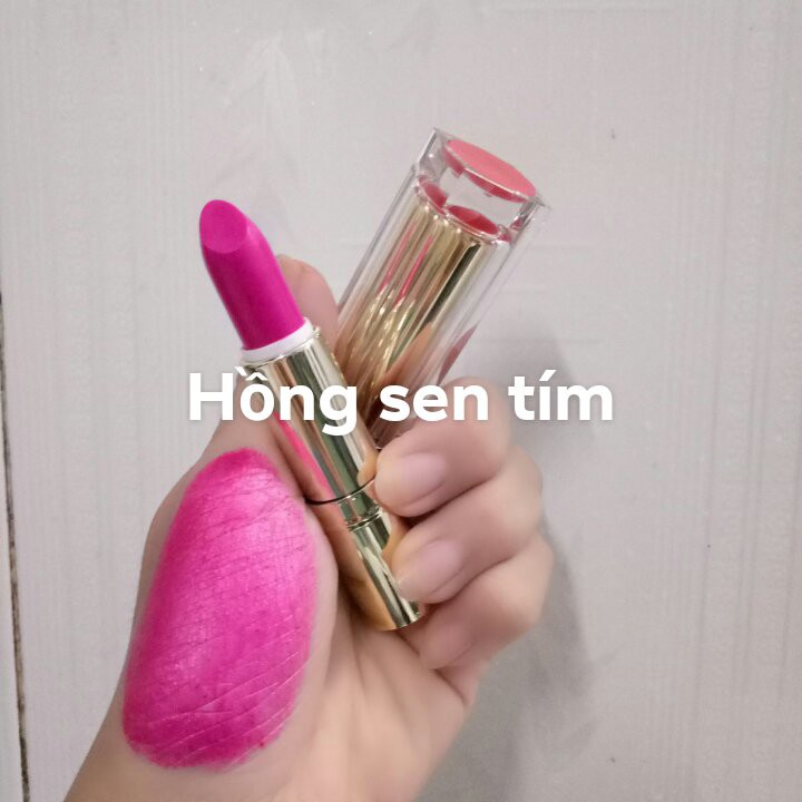 Son dầu dừa cao cấp màu sen tím