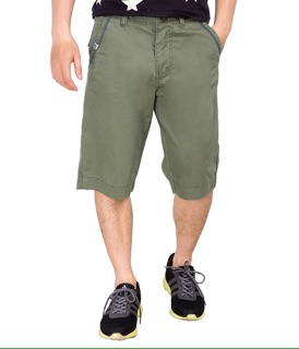 Quần short lửng kaki nam