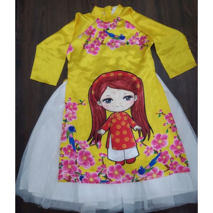 Thanh lý áo dài cách tân bé gái