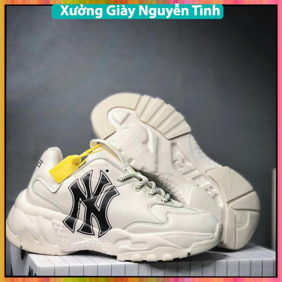 Giày NY đen - Giày NY Nam Nữ Tăng chiều cao Hàn Quốc [ In 3D]