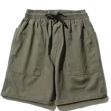 Quần Short Dây Rút Nhiều Túi Phong Cách Hàn Quốc Thời Trang Cho Nam Và Simple Fashion quần đùi thể thao nam casual Khaki quần short jean nam